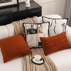 Butterfly Dream Simple Versatile Pillow Light Luxury High-End Cushion Nordic Fabric Bed Living Room Sofa Pillow Cover Cushion