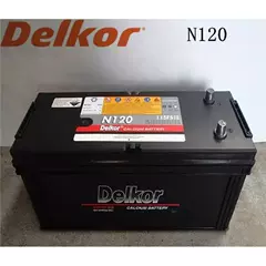 Ắc quy Delkor N120 Ắc quy khởi động 12V-120AH/800CCA dành cho xe tải, xe buýt