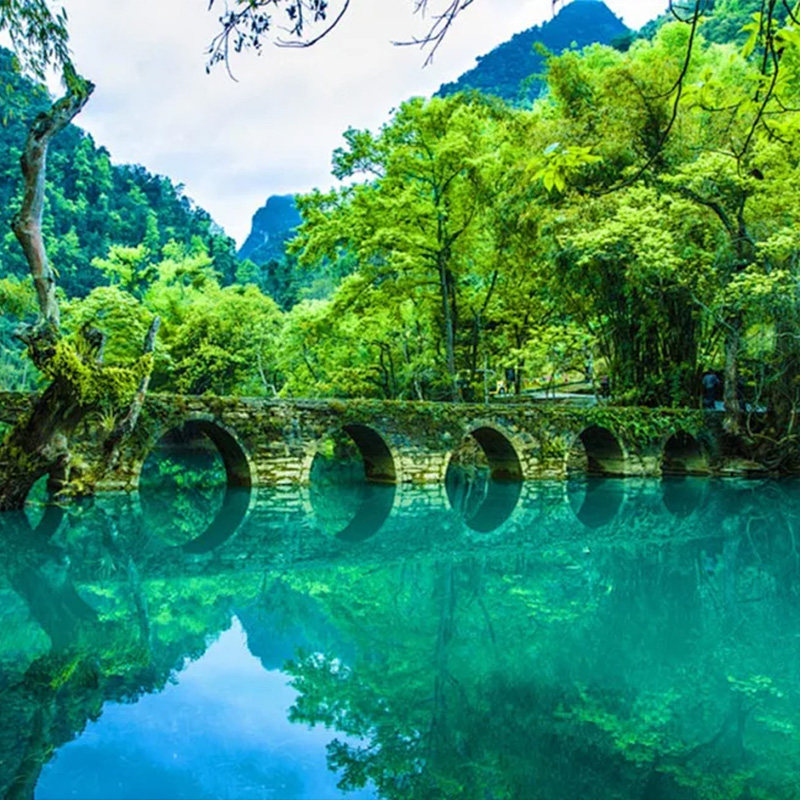 全国出发去到贵州旅游6天黄果树瀑布梵净山千户苗寨2+1保姆车座椅