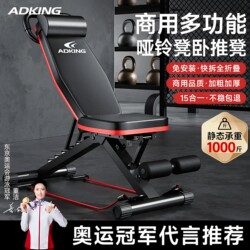 Adking Fitness Chair Dumbbell Bench Bench Press Bench All-In-One Fitness-Specific Home Multi-Functional Sports Equipment Fitness Chair