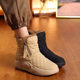 
Winter velvet thickened snow boots women's shoes 2024 new short-tube platform sole Northeast cold-proof waterproof anti-slip warm