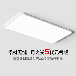 Double Bright Moonlight Full Spectrum Eye Protection Ceiling Lamp Ultra-Thin Bedroom Study Dining Room Living Room Children's Room Lighting