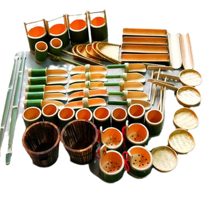 
Bamboo bamboo toys kindergarten children outdoor play sand pool sand water area sand and water play tool set 58-piece set