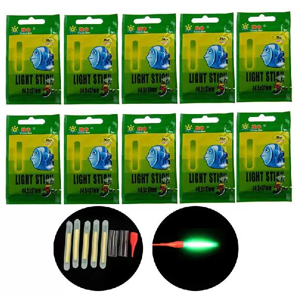 10Pcs Fishing Glow Sticks Rod Tip Glow Stick Fishing Rod-Taobao