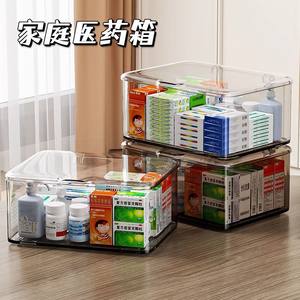 Desktop acrylic transparent storage box Flip-top cosmetics dustproof storage box Snacks and groceries sorting box
