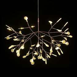 Creative and personalized dining room and living room chandelier Firefly branch LED chandelier Simple living room acrylic chandelier