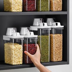 Japanese Grain Storage Box Kitchen Food Storage Jar Storage Container Bean Storage Jar Sealed Jar Rice Jar