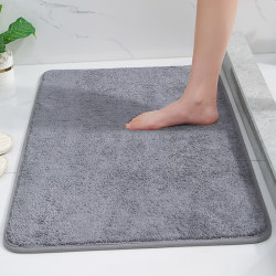 Bathroom Entrance Absorbent Floor Mat, Bathroom Carpet, Door Mat, Entryway Foot Mat, Home Anti-Slip Mat