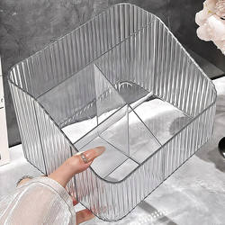 Transparent Storage Box, Cosmetics Organizer, Desktop Lipstick, Makeup Brush, Skin Care Product Pen Holder, Makeup Box Storage Rack