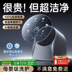 Underwear Washing Machine, Special for Underwear and Socks, Baby Fully Automatic Small Dryer, Integrated Drum, High-Temperature Sterilization