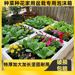Special Foam Box for Growing Vegetables, Extra Large, Extra Long and Thick, Indoor Balcony Planting Box, Rectangular Flower Pot for Raising Fish and Flowers