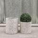 
Nordic style sandblasted floor-standing glass fiber reinforced plastic color combination flower pots shopping mall gardening green plants hotel home soft furnishings