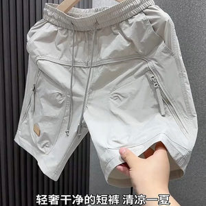 
Summer trendy American workwear quick-drying shorts men's handsome temperament outdoor beach breathable casual sports five-point pants