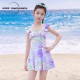 Children's swimsuits girls 2025 new split skirt girls swimsuits medium and large children's quick-drying high-elastic hot spring swimsuit