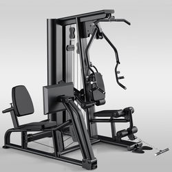 Comprehensive training device commercial strength combination fitness equipment multi-functional all-in-one leg kick training device double station