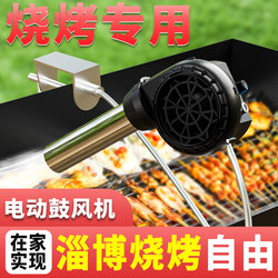 Barbecue Blower, Electric Blower, Quick Charcoal Ignition for Picnics, Small Blower, Automatic Combustion Aid for Charcoal Barbecue Stove