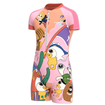 TOSWIM holiday play with water conjoined children's swimsuit
