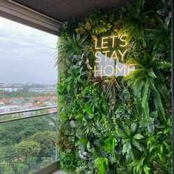 Extremely fast simulated plant green wall custom-made anti-fading green plant wall indoor wall-mounted balcony artificial W plastic bionic fake