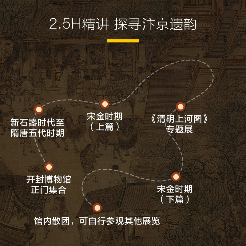 猩咖说河南开封博物馆含门票大咖2.5H人工讲解VIP小包团开封旅游