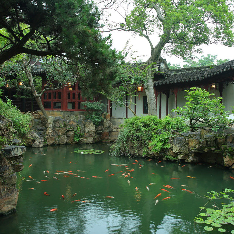 猩咖说苏州耦园含票英文精讲1.5H小包团人工讲解苏州旅游