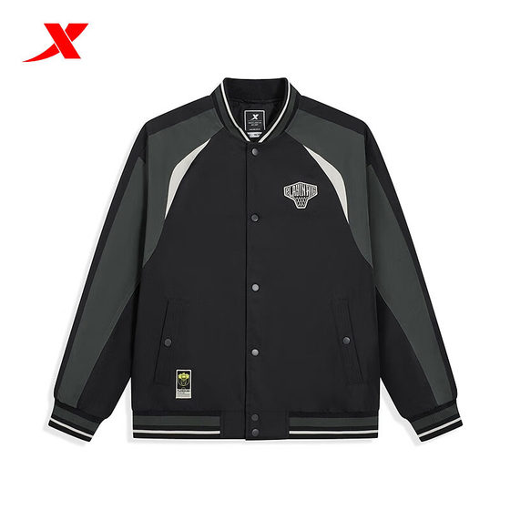 
Xtep thin cotton clothing men's 2026 spring new baseball uniform thickened warm jacket jacket 974129170127