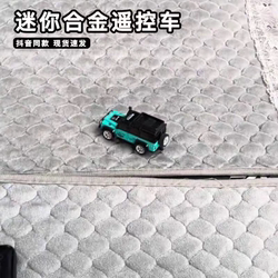 Mini alloy remote control car electric off-road toy black technology with trailer high-precision simulation model 2025 new model