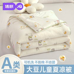 Jingqi Class a Baby Summer Cooling Quilt Soybean Spring and Autumn Quilt Core Summer Nap Blanket Air-Conditioned Baby Special Quilt a