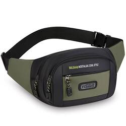New Waterproof Waist Bag for Men and Women, Multi-Functional, Large-Capacity, Fashionable and Trendy Chest Bag, Multi-Compartment, Wear-Resistant Sports Mobile Phone Bag