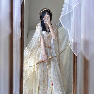 Original Hanfu Girl [Exotic Princess] Dunhuang Feitian Exotic Photo Set Summer in the Western Regions