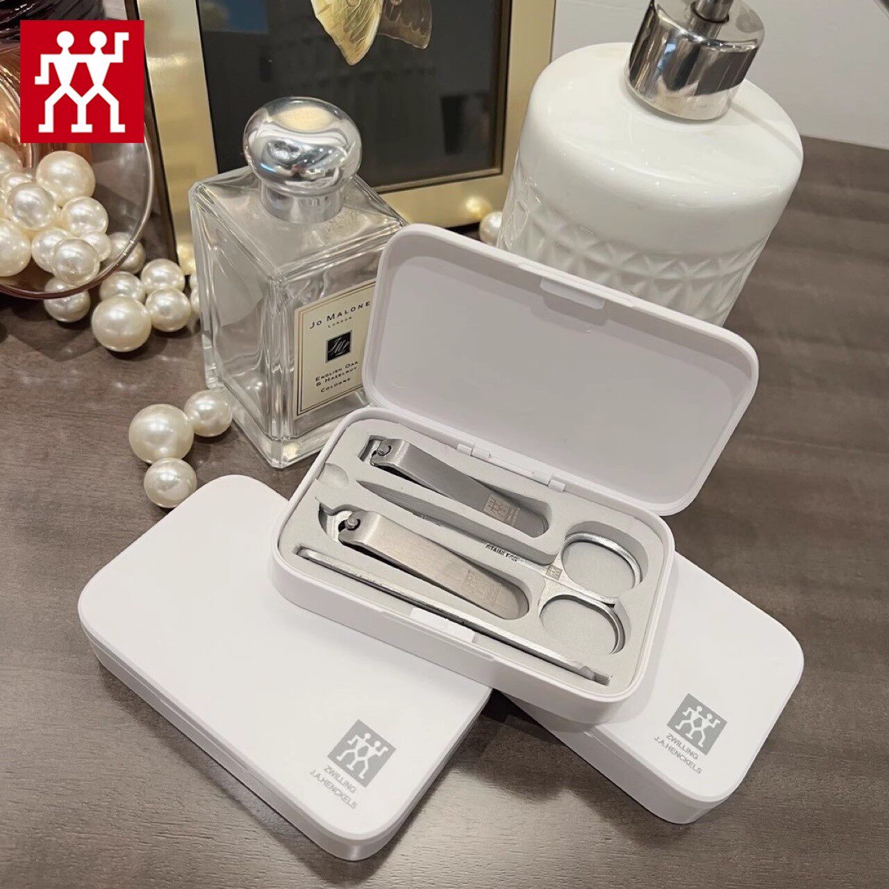 독일 ZWILL 테일 상품 손톱깎이 세트 청소 매니큐어 가위 손톱깎이 홈 여행 휴대용 상자-