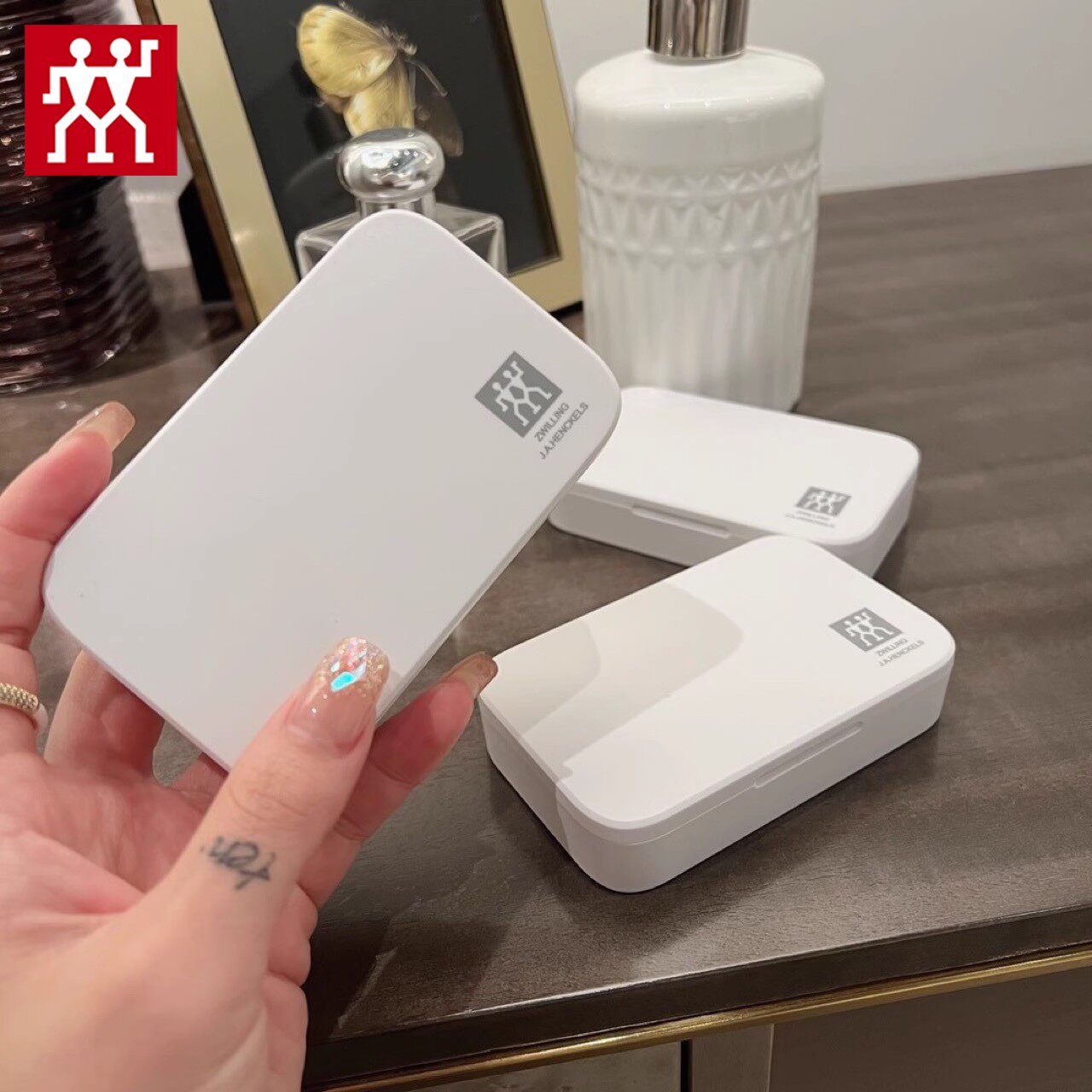 독일 ZWILL 테일 상품 손톱깎이 세트 청소 매니큐어 가위 손톱깎이 홈 여행 휴대용 상자-