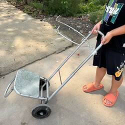 Folding Cart for Home Use, Transport Trailer, Shopping and Grocery Cart, Handcart for Setting up Stalls, Lightweight and Portable Cart