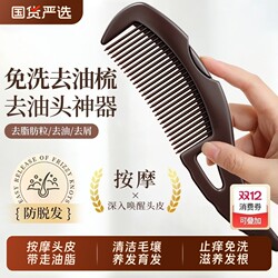 Massage Scalp Meridian Hollow Comb, Oil Energy-Specific, Oil-Removing, No-Wash Hair Comb, Portable Hair Care Tool