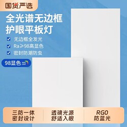 Bathroom Toilet Kitchen Ceiling Integrated Ceiling Led Light Rectangular Flat Panel Light 30X30X60
