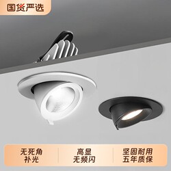 Embedded Elephant Trunk Light, Commercial Spotlight, Shop Recessed Light, Living Room Led Spotlight, Special for Clothing Stores, Adjustable Angle