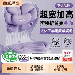 Aisike's New Posture-Correcting Chair Cushion for Adults, Ergonomic Cushion and Backrest for Prolonged Sitting