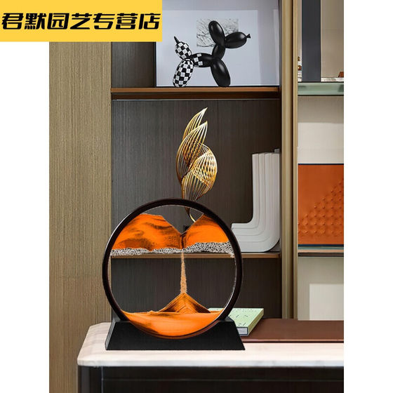 New quicksand painting ornaments creative art q hourglass living room office cabinet TV cabinet home decoration gifts