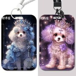 Twelve Zodiac Dog Princess Card Holder Campus Student Meal Card Bus Work Id Card Factory Brand Water Protective Case