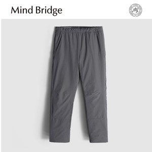 
Mind Bridge Thickened Down Pants Men's Outdoor High-Wait Down Pants Large Size Wind-Blocking Green Middle-aged Winter Cotton Pants