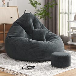 Japanese-Style Premium Muji Bean Bag Chair, Suitable for Sleeping and Reclining, Tatami for Small Apartments, Bedroom, Balcony, and Relaxation