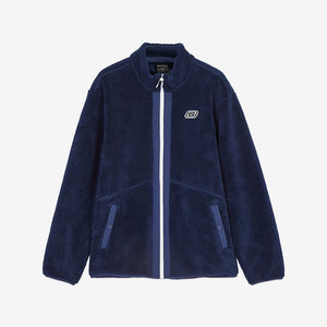 
Skechers/Skechers genuine new winter men's sports and leisure imitation sherpa stand-up collar jacket
