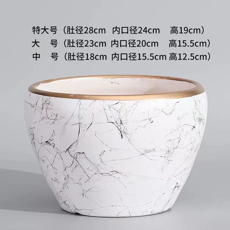 吸水石盆景底盘无孔椭圆形方形圆形青花瓷盆中国风水盆陶瓷花盆-Taobao 