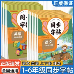 People's Education Press Chinese Language Copybooks for Grades 1-3, 4-5-6, Synchronized Copybooks for Beginners, Practice Copybooks for First, Second, Third Grade Primary School Students, Copybooks for Grades 4-5-6, First and Second Semester Chinese Character Writing Practice