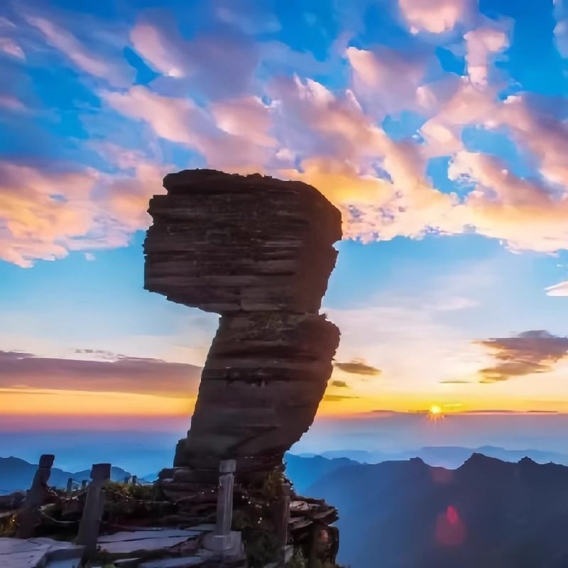 贵州旅游纯玩团梵净山一日游 蘑菇石红云金顶 飞猪旅行贵阳跟团游