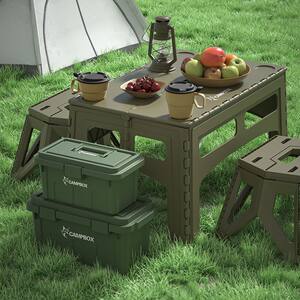 Outdoor folding table portable dew camping plastic table swinging stalls small tables simple picnic tables for picnic products

