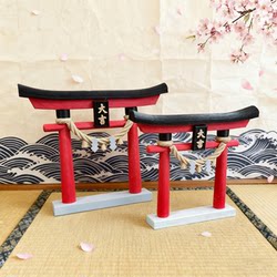 Torii Model Ornaments Decorate Japanese Restaurants, Japanese-Style Two-Dimensional Gifts, Figurines, Scenery, Japanese Architectural Models