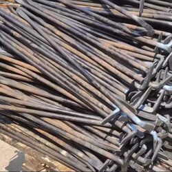 Oil Pumping Rod Is Used to Create a Wooden Mold in the Shape of a Seven-Character Pry Bar, Straight Rod, High Hardness Carbon Steel, Strong and Durable, 19mm Thick, 22mm Thick