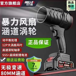 Beles Blower High-Power Powerful Hair Dryer Ducted Turbine Violent Fan Industrial Hair Dryer Turbine Fan