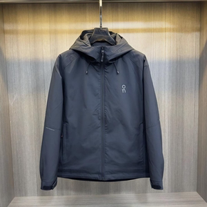 
Spring and Autumn Outdoor Jacket Men's Solid Color Simple Casual Hooded Jacket Windproof Sports Fashionable and Versatile