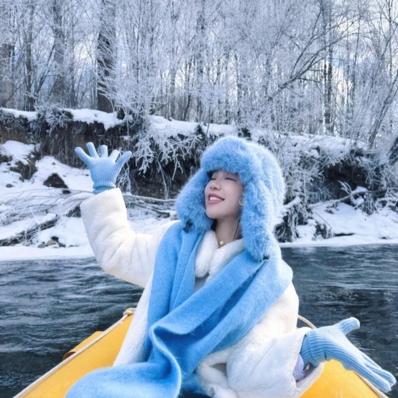 纯玩哈尔滨吉林7日跟团游中国雪乡长白山魔界雾凇漂流朝鲜民俗园